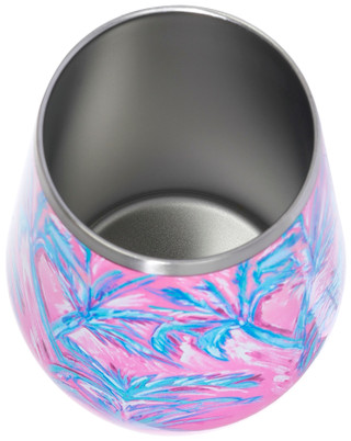 Thumbnail 3: ART & SOL 12 oz Contrasting Palms Wine Tumbler 