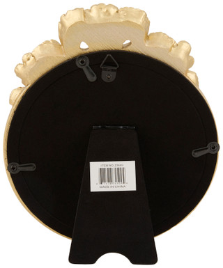 Thumbnail 1: Sagebrook Home 5x5 Floral Detail Oval Picture Frame 