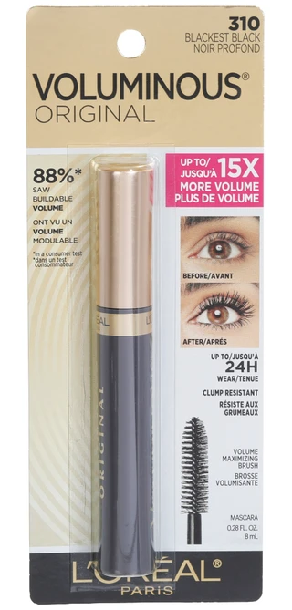 Thumbnail 1: L'OREAL Volumizing Black Mascara 