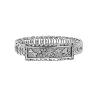 Thumbnail 1: 1928 Jewelry Paw and Bones Belt Bracelet 