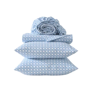 Thumbnail 4: TOMMY BAHAMA Tommy Bahama Diamond Isle Cotton Sheet Set 