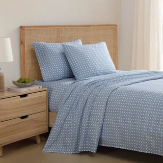 Thumbnail 1: TOMMY BAHAMA Tommy Bahama Diamond Isle Cotton Sheet Set 