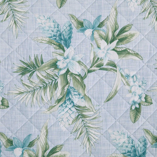 Thumbnail 8: TOMMY BAHAMA Floral Enchantment Textured Cotton Quilt Set 