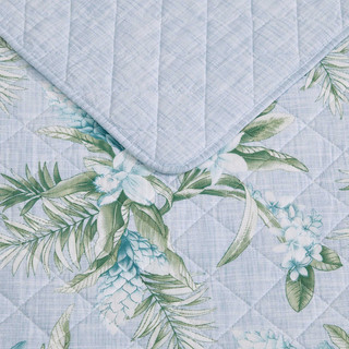 Thumbnail 16: TOMMY BAHAMA Floral Enchantment Textured Cotton Quilt Set 