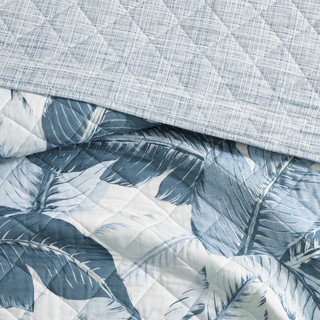 Thumbnail 5: TOMMY BAHAMA Vintage Raffia Palms Cotton Quilt Set 