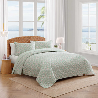 Thumbnail 9: TOMMY BAHAMA Pineapple Bloom Cotton Quilt Set 