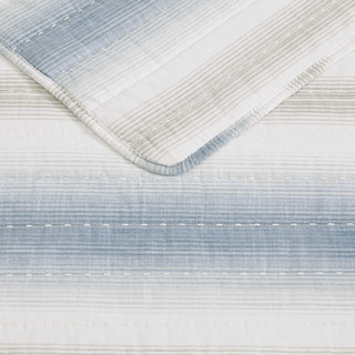 Thumbnail 7: TOMMY BAHAMA Prima Island Stripe Cotton Quilt Set 
