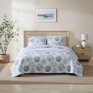 Thumbnail 1: TOMMY BAHAMA Ocean Isle Cotton Quilt Set 