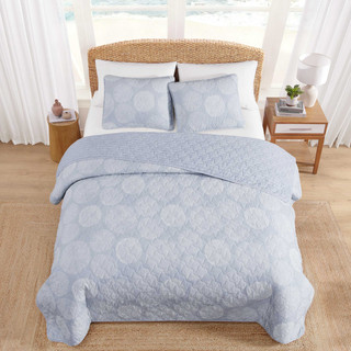 Thumbnail 4: TOMMY BAHAMA Ocean Isle Cotton Quilt Set 