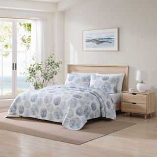 Thumbnail 10: TOMMY BAHAMA Ocean Isle Cotton Quilt Set 