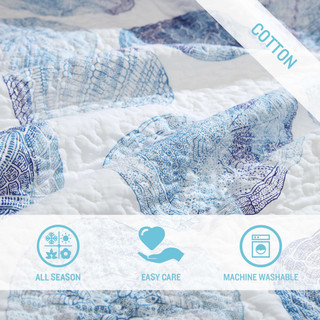 Thumbnail 11: TOMMY BAHAMA Ocean Isle Cotton Quilt Set 