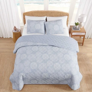 Thumbnail 13: TOMMY BAHAMA Ocean Isle Cotton Quilt Set 