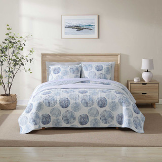 Thumbnail 3: TOMMY BAHAMA Ocean Isle Cotton Quilt Set 