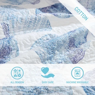 Thumbnail 35: TOMMY BAHAMA Ocean Isle Cotton Quilt Set 