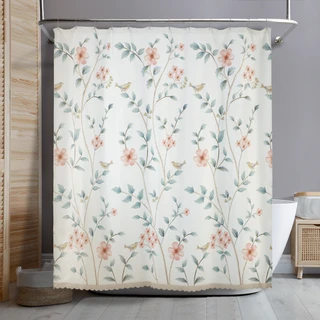 Thumbnail 2: AVANTI Avanti Pretty Birds Shower Curtain 