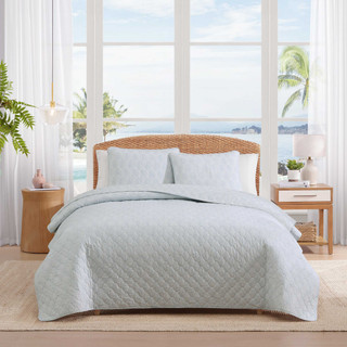 Thumbnail 14: TOMMY BAHAMA Line Palms Cotton Quilt Set 