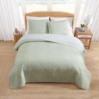 Thumbnail 11: TOMMY BAHAMA Caicos Isle Cotton Quilt Set 