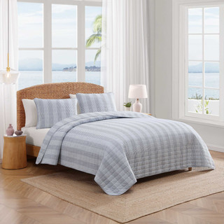 Thumbnail 9: TOMMY BAHAMA Bahama Weekend Stripe Cotton Quilt Set 