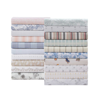 Thumbnail 22: TOMMY BAHAMA Tommy Bahama Weekend Stripe Cotton Sheet Set 