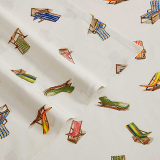 Thumbnail 3: TOMMY BAHAMA Tommy Bahama Beach Chairs Cotton Sheet Set 