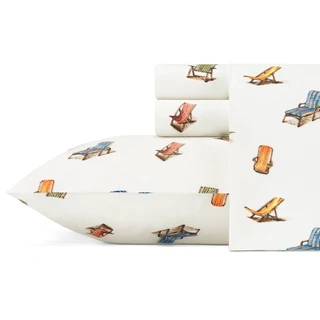 Thumbnail 1: TOMMY BAHAMA Tommy Bahama Beach Chairs Cotton Sheet Set 