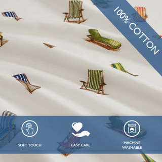 Thumbnail 9: TOMMY BAHAMA Tommy Bahama Beach Chairs Cotton Sheet Set 