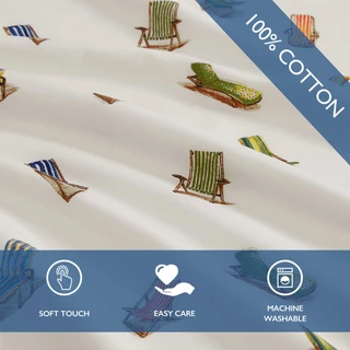 Thumbnail 11: TOMMY BAHAMA Tommy Bahama Beach Chairs Cotton Sheet Set 