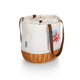 Thumbnail 2: Picnic Time America250 Coronado Canvas and Willow Basket Tote 