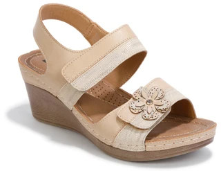 Thumbnail 1: GOOD CHOICE Womens Tulip Wedge Sandals 