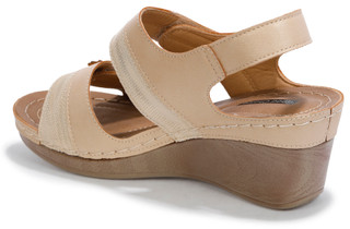 Thumbnail 2: GOOD CHOICE Womens Tulip Wedge Sandals 
