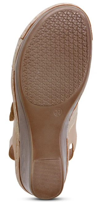 Thumbnail 4: GOOD CHOICE Womens Tulip Wedge Sandals 