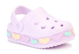 Thumbnail 2: Laura Ashley Girls Lighted Heart Clogs 