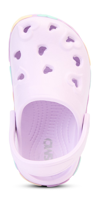 Thumbnail 3: Laura Ashley Girls Lighted Heart Clogs 
