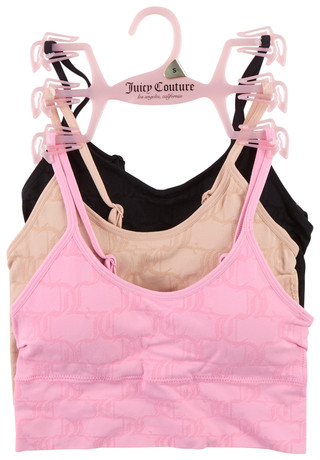 Thumbnail 1: Juicy Couture 3 Pk Logo Seamless Bras 