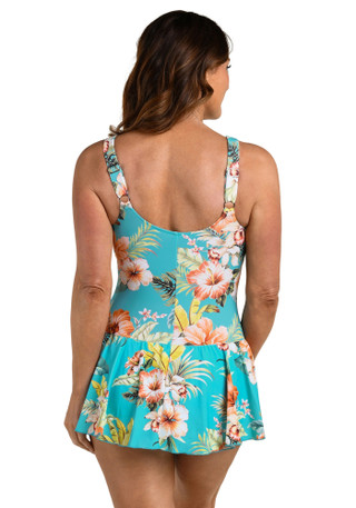 Thumbnail 2: Maxine of Hollywood Womens Princess Seam Swimdress 