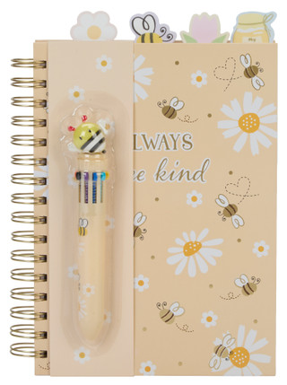 Thumbnail 1: VOTUM Notebook w/ Dividers & Multicolor Click Pen 