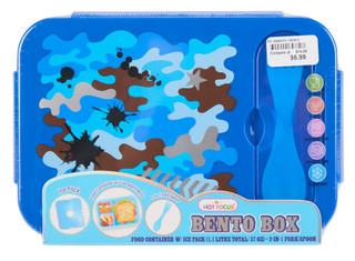 Thumbnail 1: HOT FOCUS Camo Blue Bento Box 