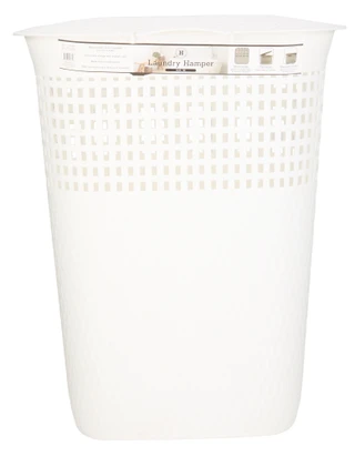 Thumbnail 1: HERITAGE LIVING 55 L Woven Lidded Laundry Hamper 