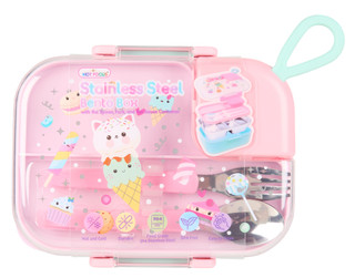 Thumbnail 1: HOT FOCUS Stainless Steel Bento Box 