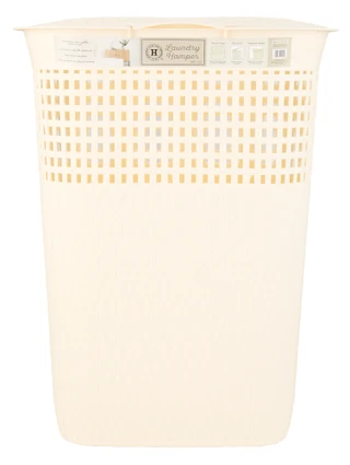Thumbnail 1: HERITAGE LIVING 55 L Woven Lidded Laundry Hamper 