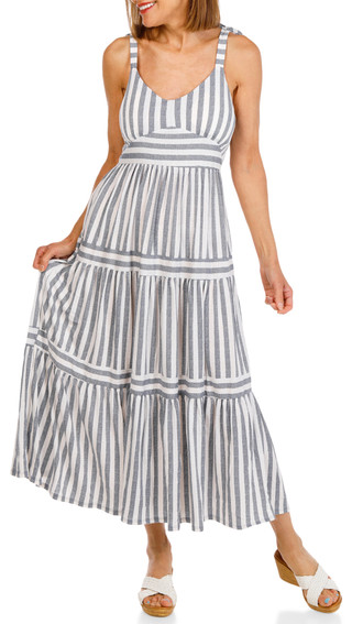 Thumbnail 1: HARLOW & ROSE Women's Sleeveless Maxi Dress 