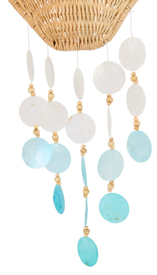 Thumbnail 2: Chesapeake Bay Multicolor Capiz Shell Windchime 