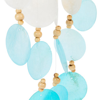 Thumbnail 3: Chesapeake Bay Multicolor Capiz Shell Windchime 