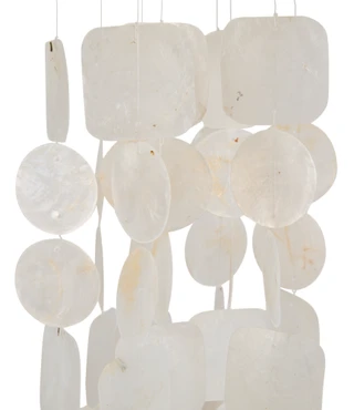 Thumbnail 3: Chesapeake Bay Wooden Seashell Windchime  