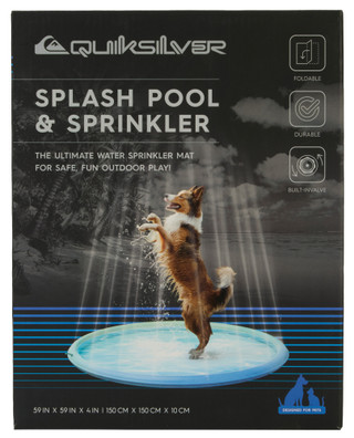 Thumbnail 1: Quiksilver 59x59x4 Splash Pool & Sprinkler 