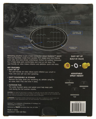 Thumbnail 2: Quiksilver 59x59x4 Splash Pool & Sprinkler 