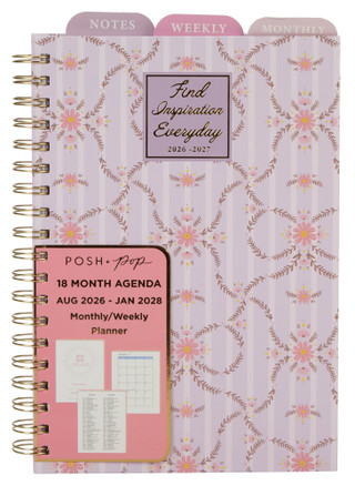 Thumbnail 1: Posh + Pop Aug 2026 - Jan 2028 Monthly/Weekly Planner 