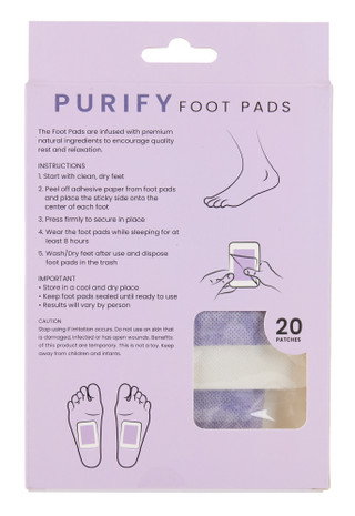 Thumbnail 2: LINDO 20 Pk Lavender Purify Foot Pads 