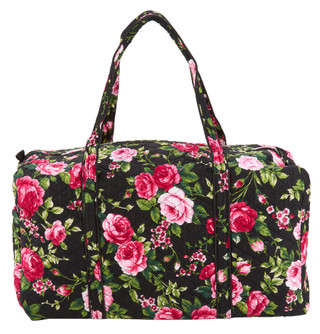 Thumbnail 3: Traveland 22 in Rose Print Quilted Duffle Bag 
