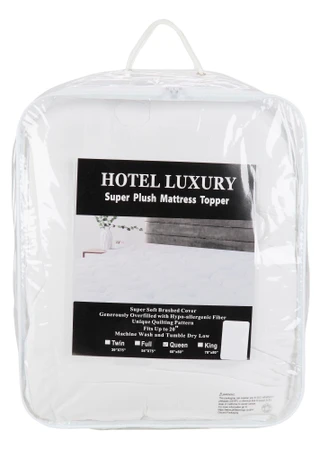 Thumbnail 1: Hotel Luxury Queen Size Super Plush Mattress Topper 